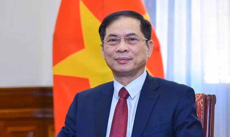 El vicepremier y ministro de Relaciones Exteriores de Vietnam, Bui Thanh Son. (Foto: VNA)