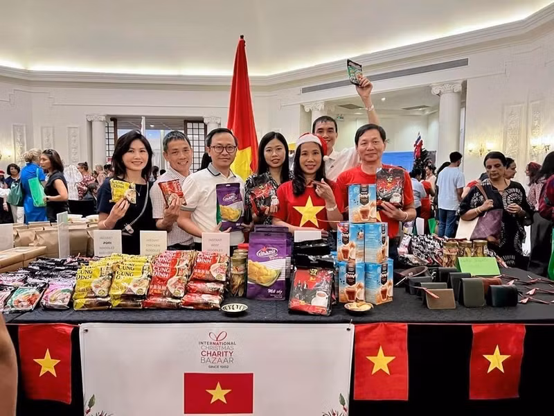 El stand vietnamita en la cita. (Foto: VNA)