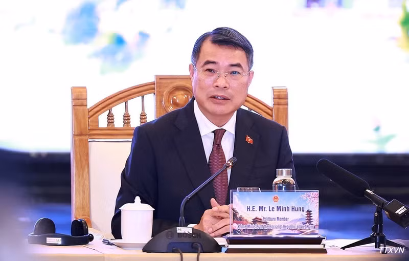 El premier Le Minh Hung da palabras.