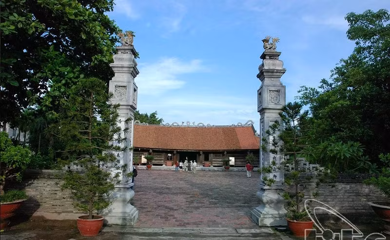 El Templo de Hang Kenh existe desde hace más de 300 años y es una obra arquitectónica que refleja el antiguo estilo de las casas comunales vietnamitas. (Fotografía: Administración General de Turismo de Vietnam)