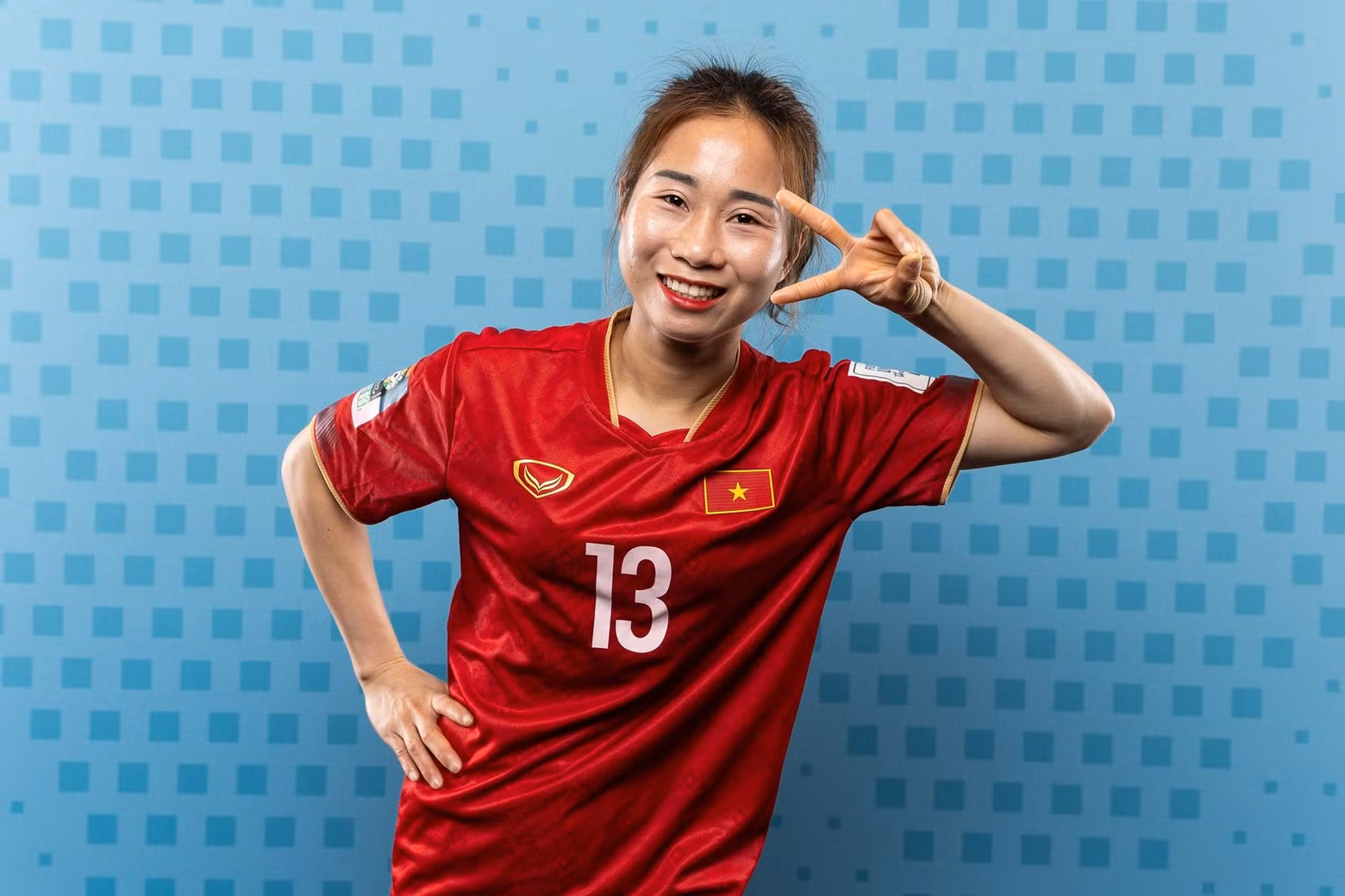 Defensora Le Thi Diem My (Club de fútbol femenino Carbón y Minerales de Vietnam)