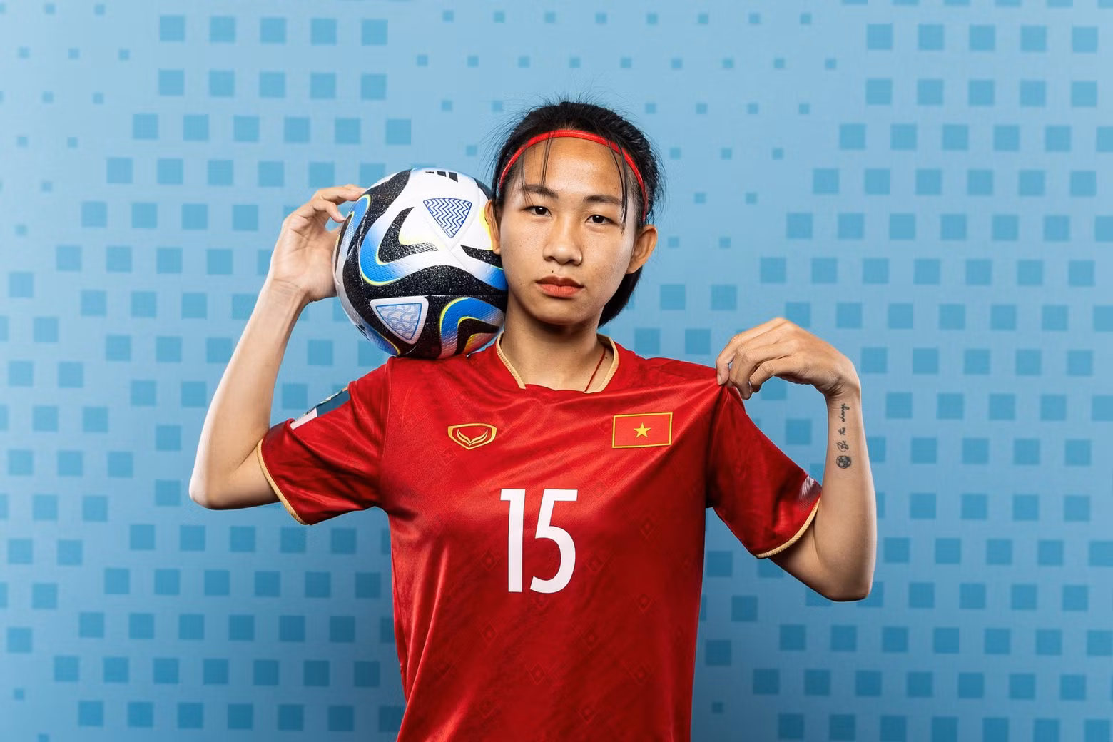Delantera Nguyen Thi Thuy Hang (Club de fútbol femenino Carbón y Minerales de Vietnam)