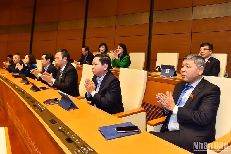 Diputados en la cita.