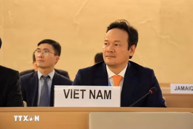 El embajador Mai Phan Dung, representante permanente de Vietnam en Ginebra. (Foto: VNA) El embajador Mai Phan Dung, representante permanente de Vietnam en Ginebra. (Foto: VNA)