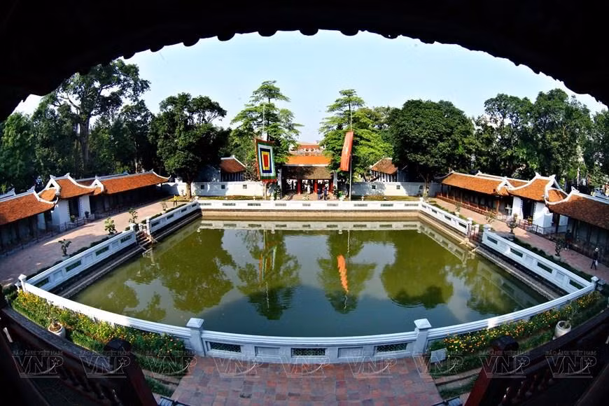 Van Mieu- Quoc Tu Giam (Templo de la Literatura). (Fotografía: VNA)