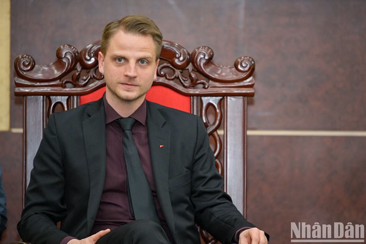 Maximilian Schirmer, presidente del Partido de Izquierda de Alemania y subjefe del Comité Central de esta agrupación política en Berlín. Maximilian Schirmer, presidente del Partido de Izquierda de Alemania y subjefe del Comité Central de esta agrupación política en Berlín.