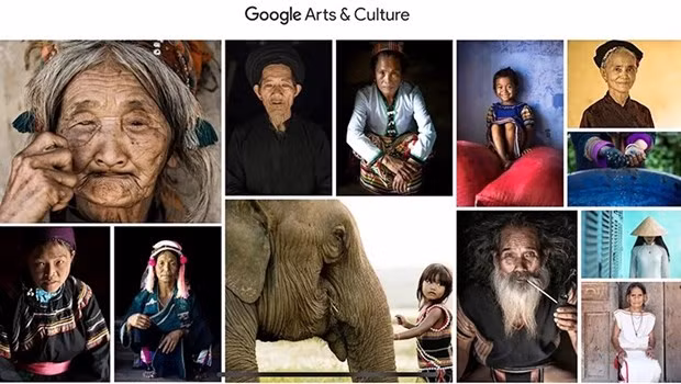 Unas 200 fotos sobre los grupos étnicos de Vietnam se presentan en el museo digital de Google Arts&amp;Culture. (Foto de pantalla)