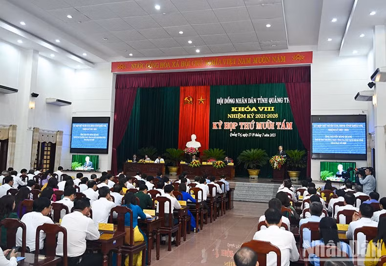 El 18ª periodo de sesiones del Consejo Popular de Quang Tri, del octavo mandato, está programado para realizarse del 17 al 19 de julio para considerar y decidir sobre los contenidos bajo su autoridad.