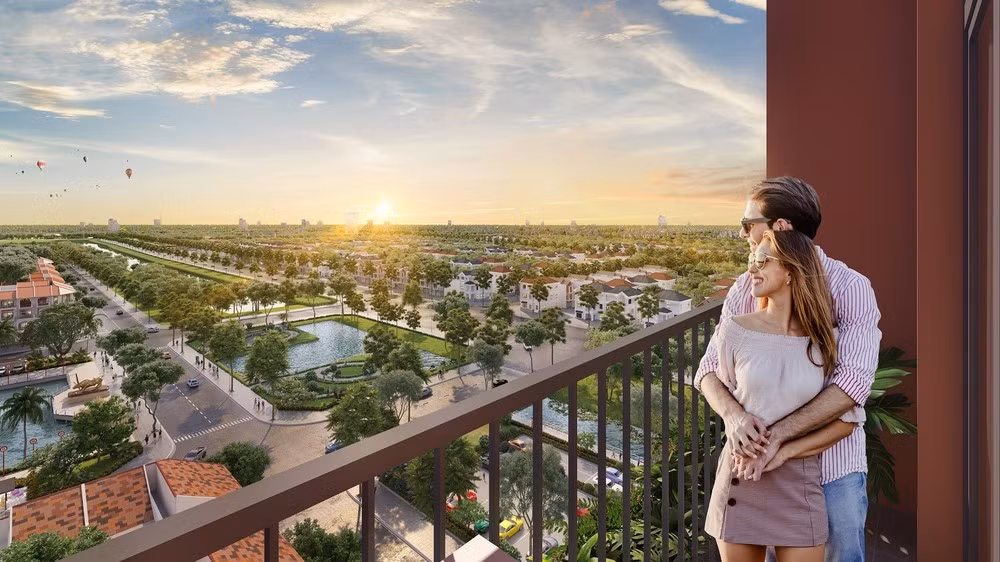 El "Ciudad del Tiempo" Sun Urban City, un modelo de ciudad de descanso suburbano. (Foto: VNA)