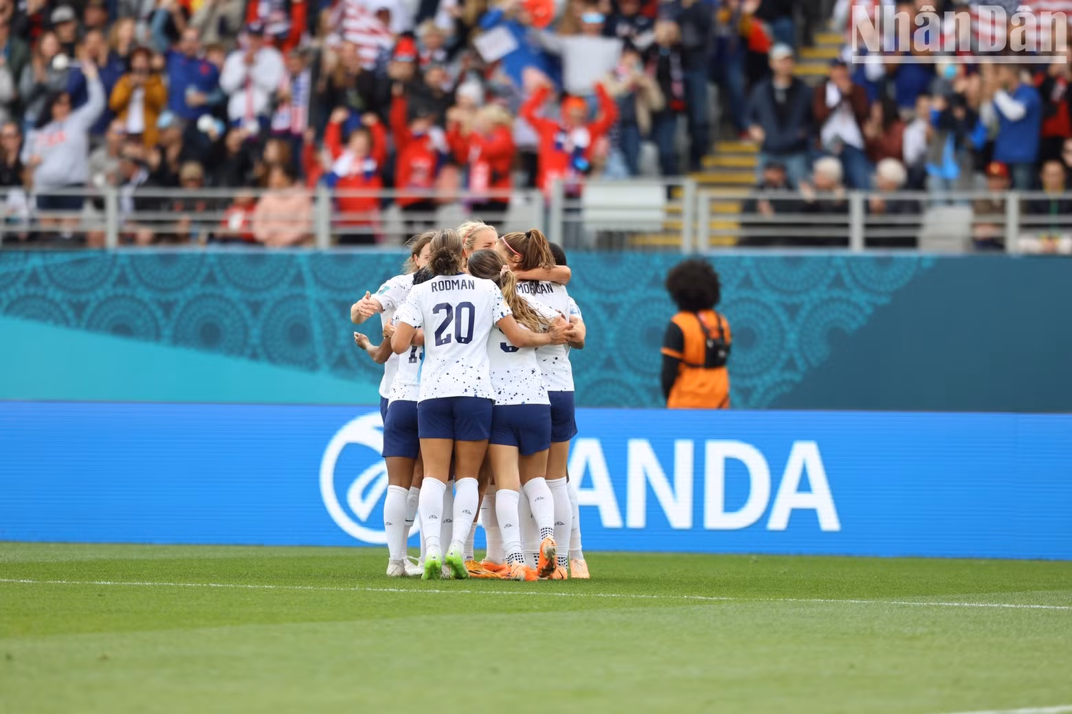 La delantera Sophia Smith abrió el marcador en Eden Park en el minuto 14, rematando un preciso balón cruzado.