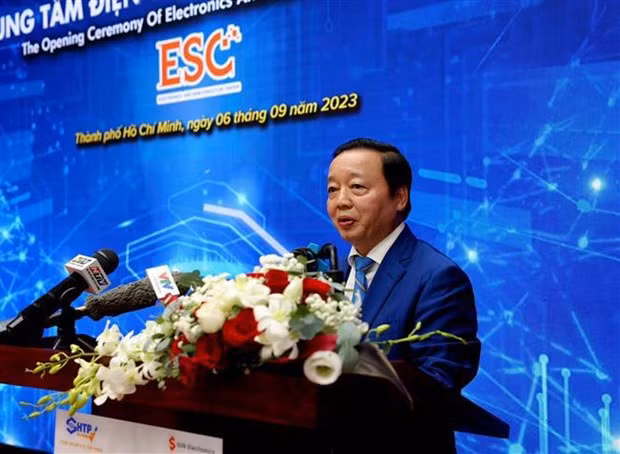 El viceprimer ministro de Vietnam Tran Hong Ha interviene en la cita (Foto: VNA)