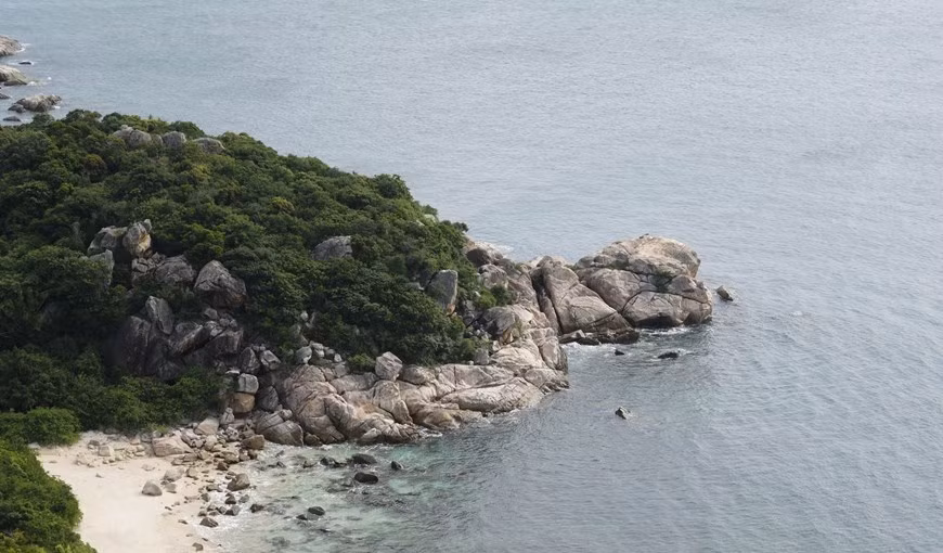 Belleza prístina de la isla de Binh Ba.