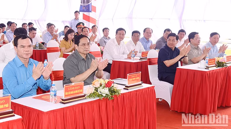 Minh Chinh en el evento.