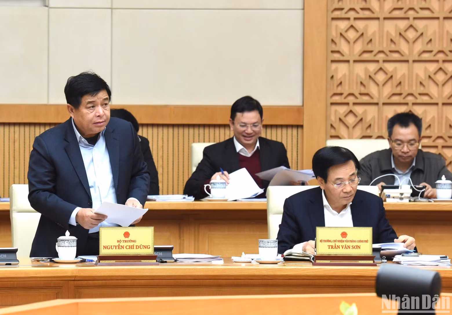 El ministro de Planificación e Inversión, Nguyen Chi Dung, en el evento.