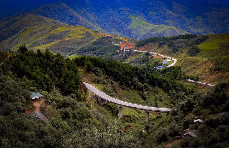Paso Pha Din visto desde arriba.