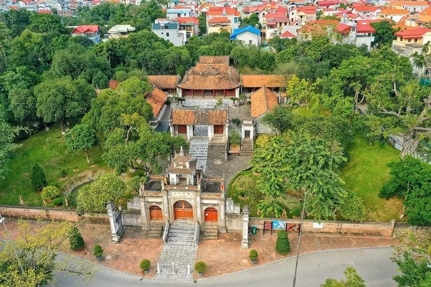 Situado en el centro de la ciudadela interior, el templo de An Duong Vuong también es conocido como templo Thuong. (Foto: VNA)