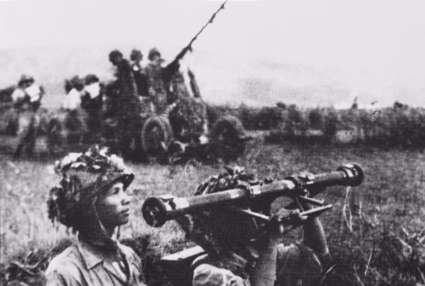 La artillería antiaérea ejerció su poder en Dien Bien Phu, dejando al ejército francés confundido. (Foto: archivos de VNA)
