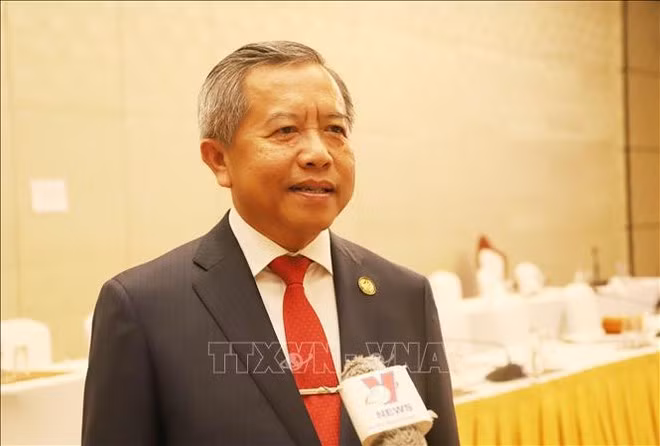 El presidente de la Asociación de Amistad Laos-Vietnam, Boviengkham Vongdara. (Foto: VNA)