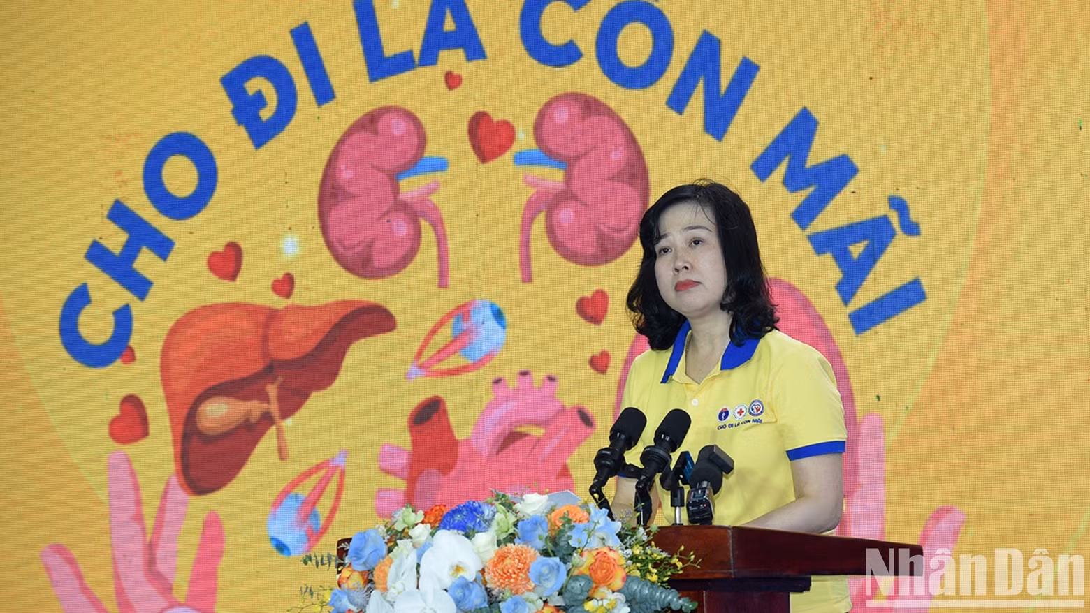 Habla la ministra de Salud Pública, Dao Hong Lan. Habla la ministra de Salud Pública, Dao Hong Lan.