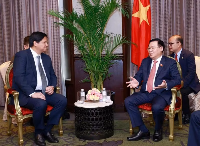 Líder legislativo vietnamita recibe al presidente de la empresa filipina ACEN ảnh 1