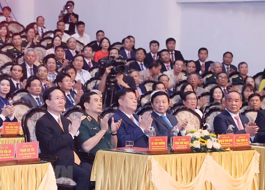 Delegados en la celebración.