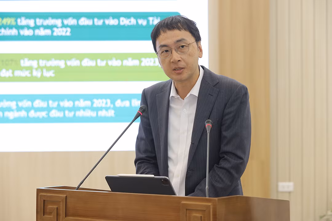 Il-Dong Kwon, director ejecutivo de la empresa consultora Boston Consulting Group Vietnam, en el evento.