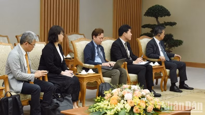 La delegación japonesa.