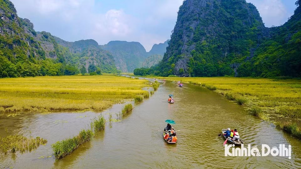 Reconocido como Patrimonio Cultural Especial del país y del mundo por la Unesco, el complejo turístico Tam Coc-Bich Dong está situado a unos ocho kilómetros del centro de la ciudad de Ninh Binh. Reconocido como Patrimonio Cultural Especial del país y del mundo por la Unesco, el complejo turístico Tam Coc-Bich Dong está situado a unos ocho kilómetros del centro de la ciudad de Ninh Binh.