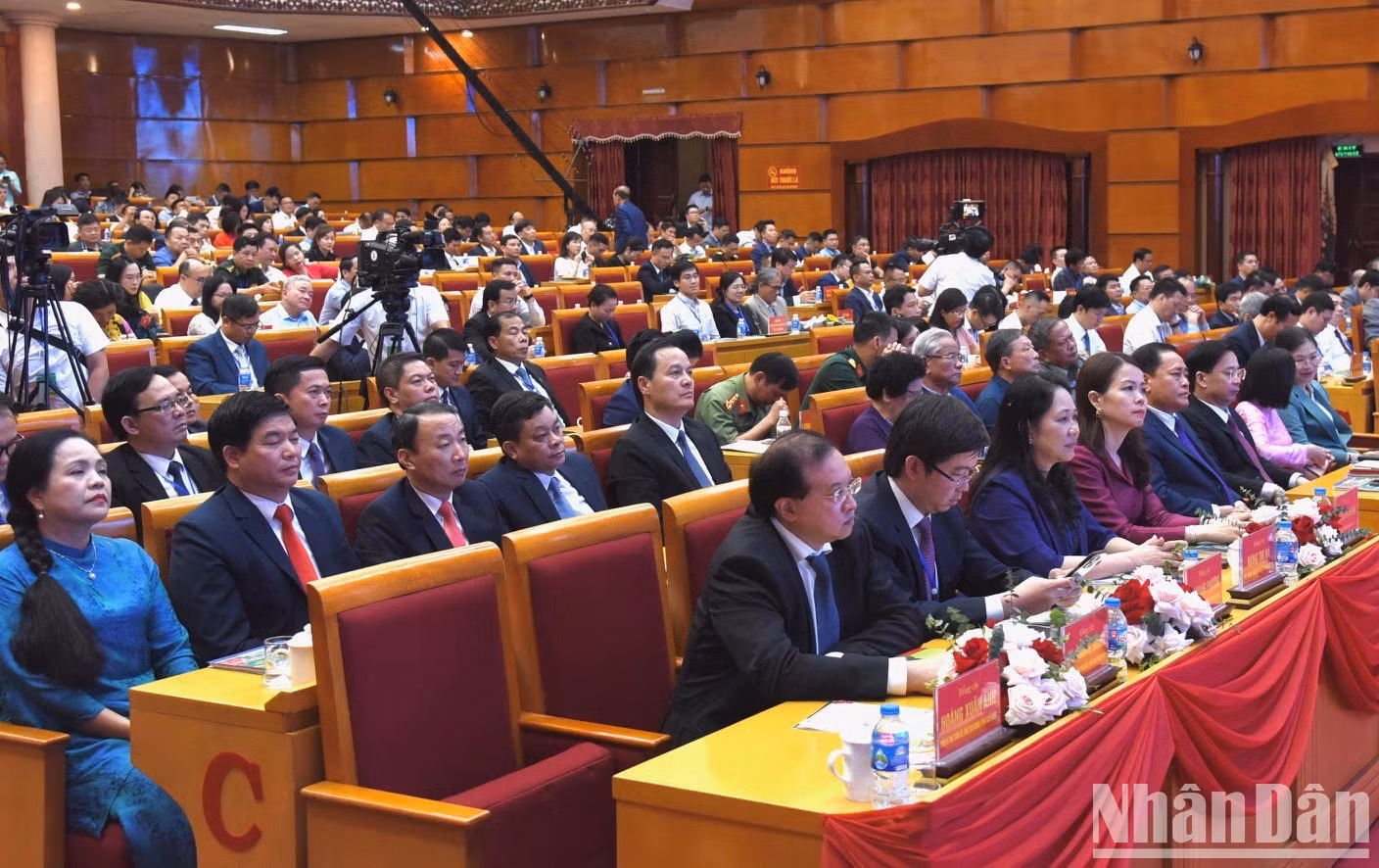 Los delegados en el evento.