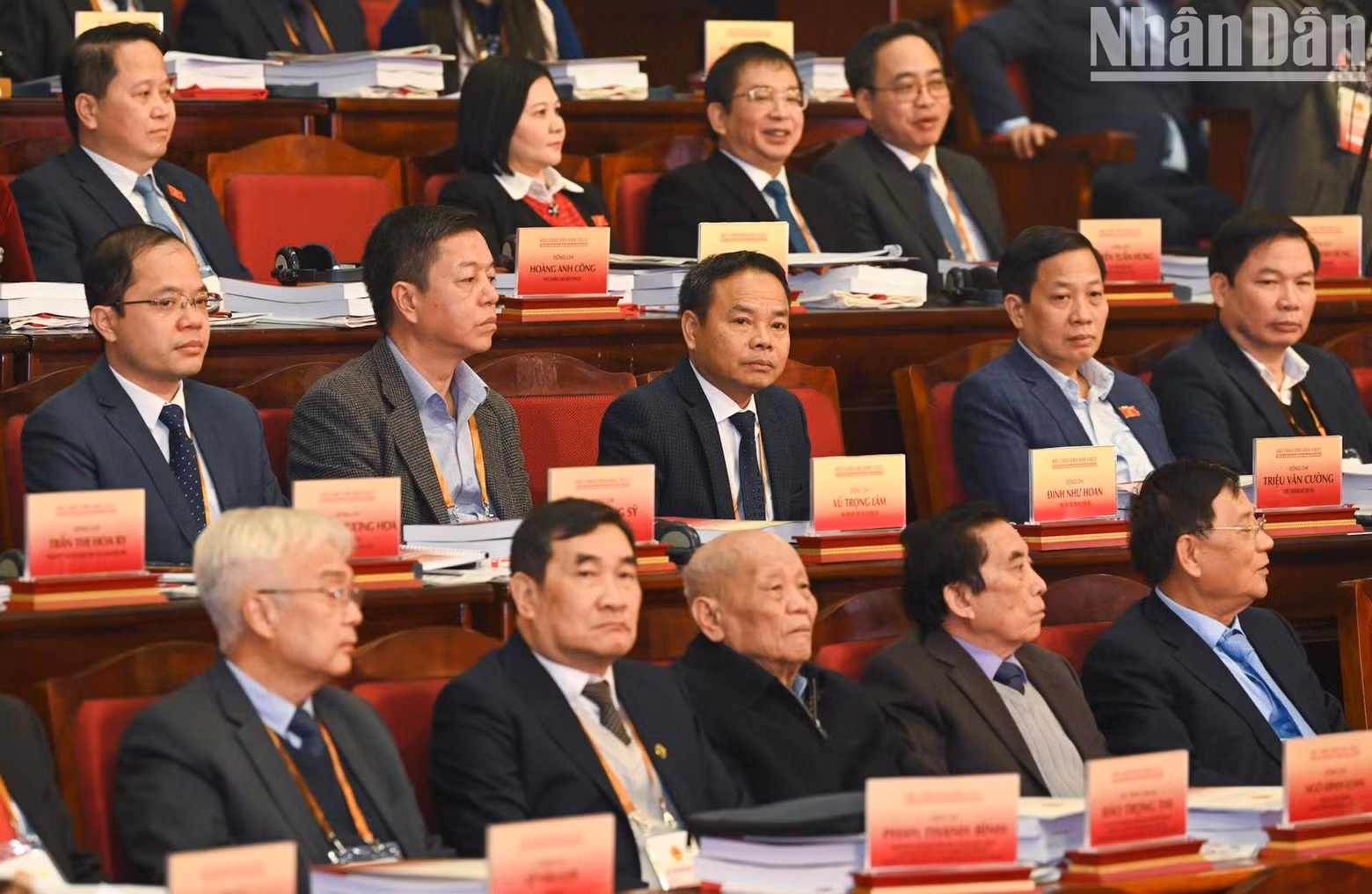 Los delegados en el evento.