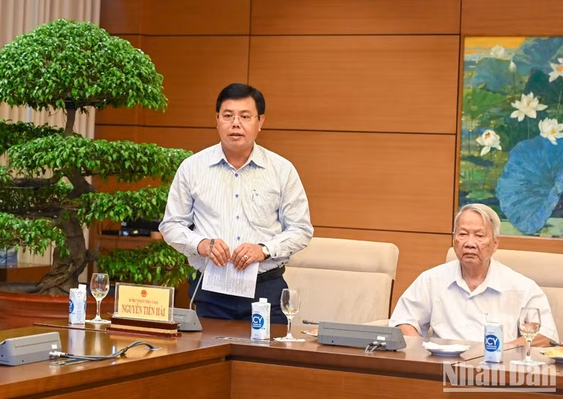 El secretario del Comité del Partido Comunista de Vietnam en Ca Mau, Nguyen Tien Hai.