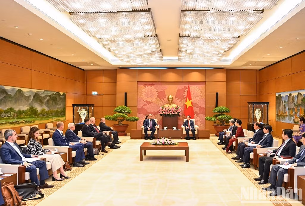 [Foto] Presidente del Parlamento vietnamita recibe a vicetitular de la cámara baja checa ảnh 5
