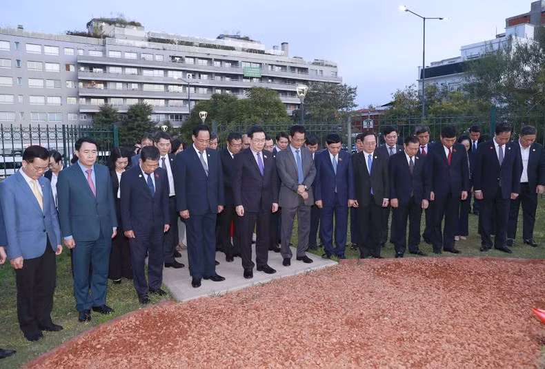 En el acto de homenaje.