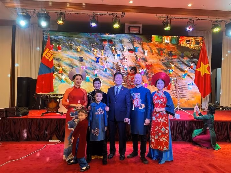Acto por el 77 aniversario del Día Nacional de Vietnam en Mongolia. (Fotografía: Embajada de Vietnam en Mongolia)