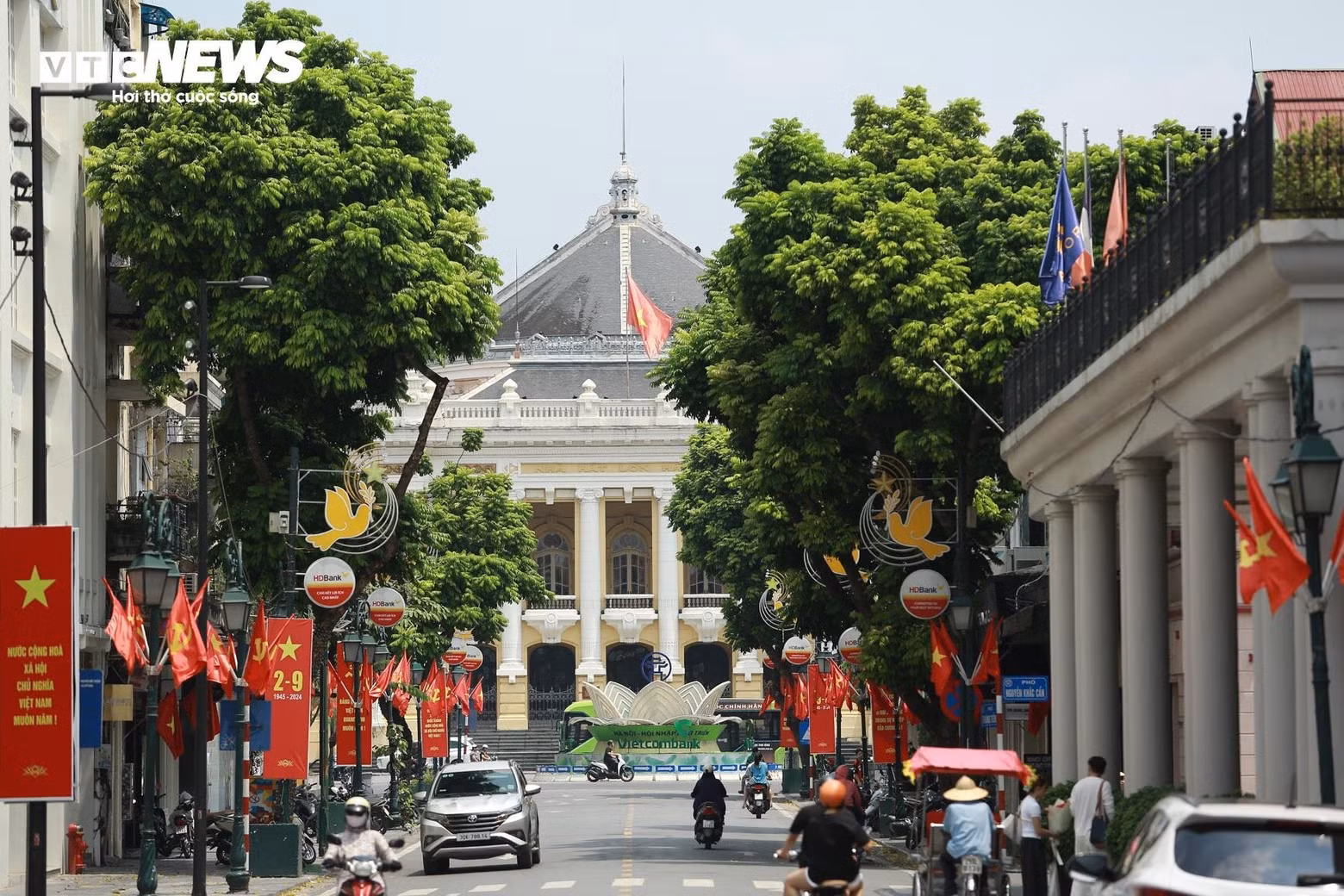 Calle de Trang Tien, en Hanói. (Fotografía: VTC)
