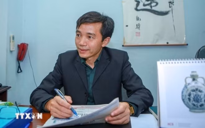 Phan Tan, director adjunto de la Editorial de Ciencias Sociales de Vietnam (dependiente de la Academia de Ciencias Sociales). (Fotografía: VNA)