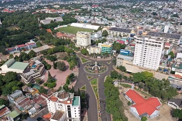 Ciudad de Buon Ma Thuot, Dak Lak. (Foto: VNA)