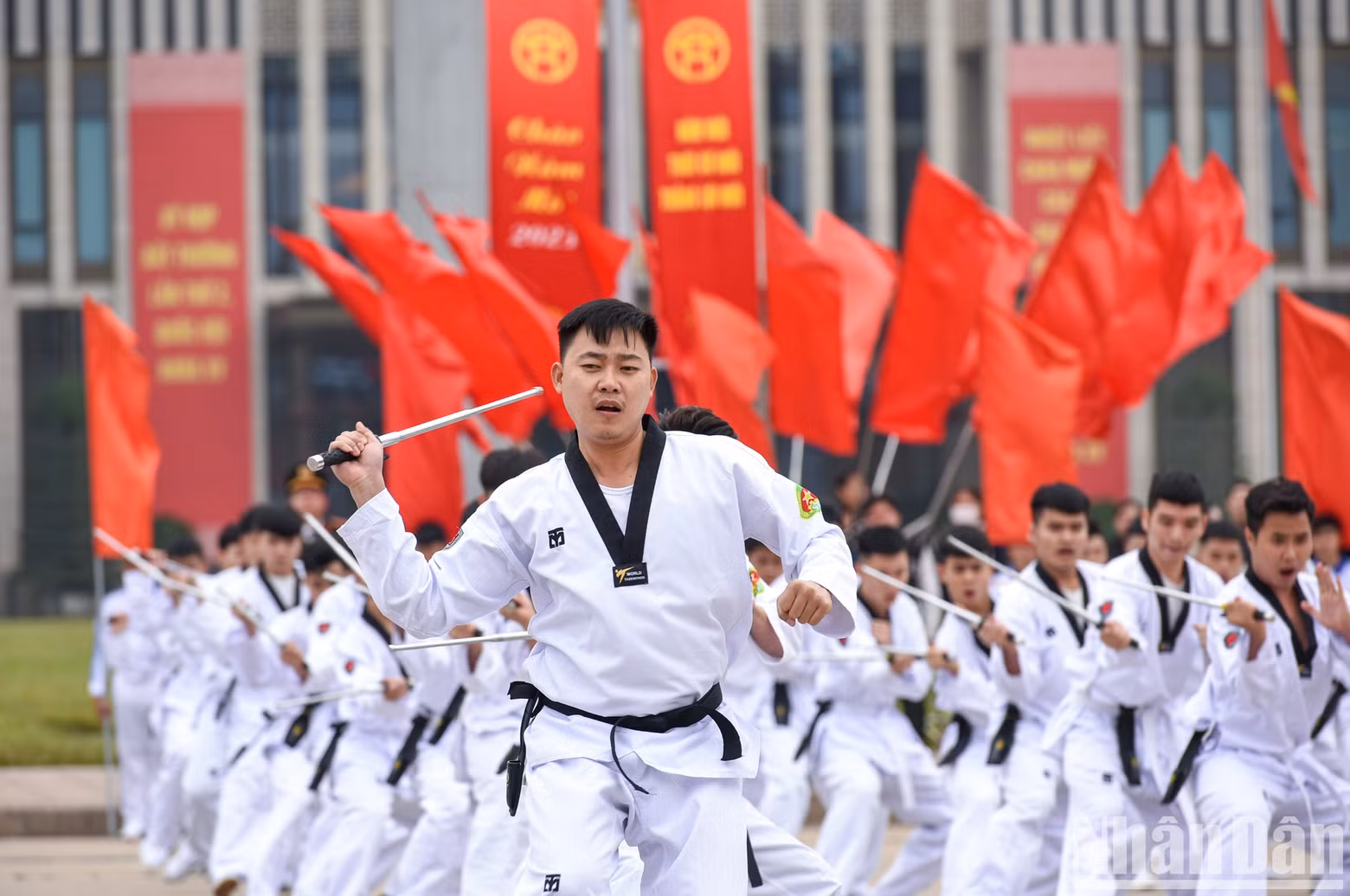 Demostración de artes marciales.