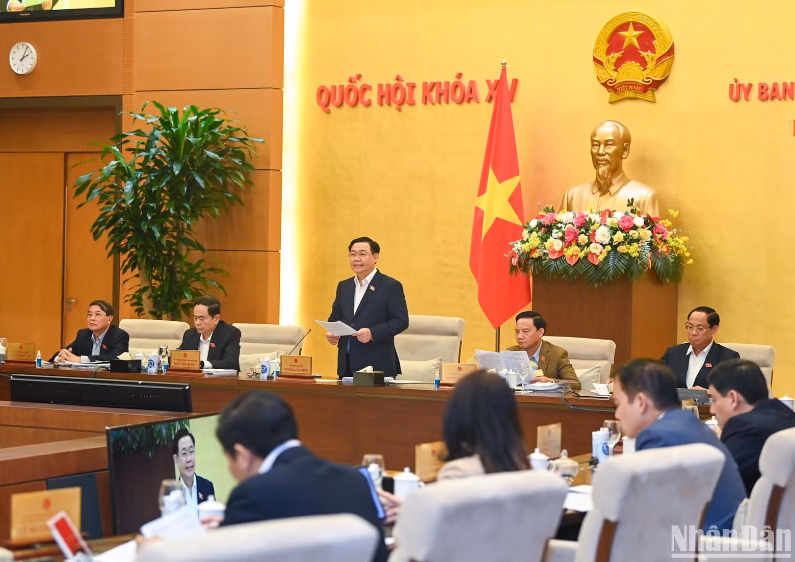 El máximo dirigente legislativo vietnamita en la cita.