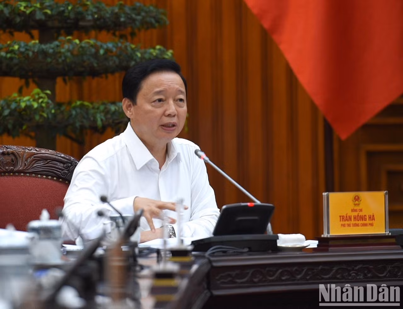El viceprimer ministro, Tran Hong Ha.