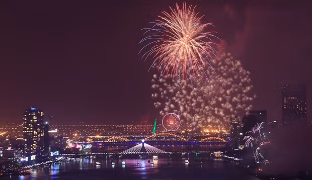 El Festival Internacional de Fuegos Artificiales de Da Nang (Foto:baodanang.vn) El Festival Internacional de Fuegos Artificiales de Da Nang (Foto:baodanang.vn)