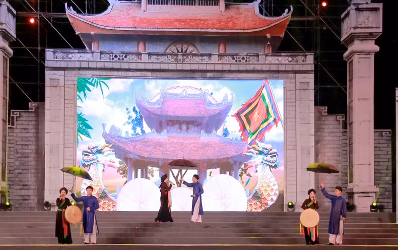 Interpretación de las canciones populares de Quan ho, de Bac Ninh.