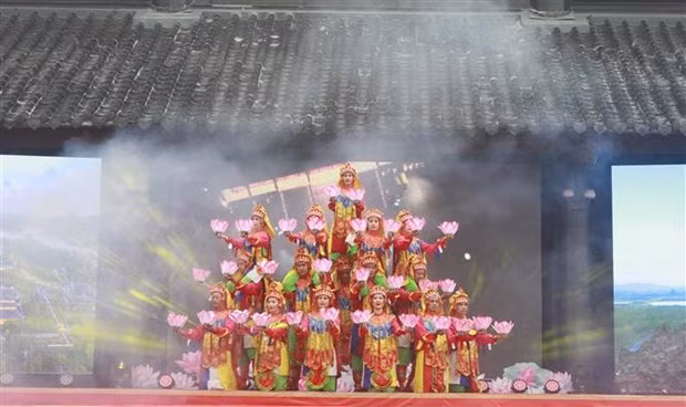 El Festival de la pagoda Bai Dinh. (Foto: VNA)