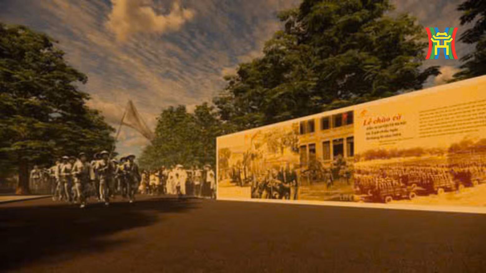 La exposición virtual en 3D titulada “¡Ciudadanos de la Capital!” (Foto: hanoimoi.com.vn)