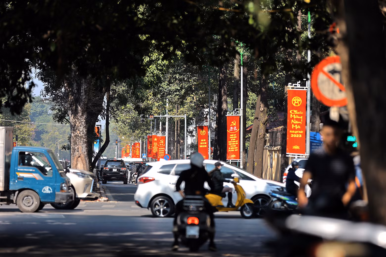 En la calle de Le Hong Phong.