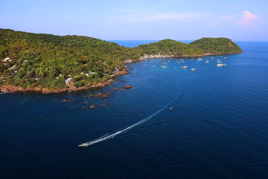 Área marítima al sur de la isla de Phu Quoc (Foto: VNA)