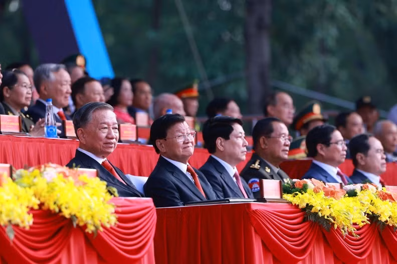 Dirigentes de Vietnam, Laos y Camboya acuden al evento.