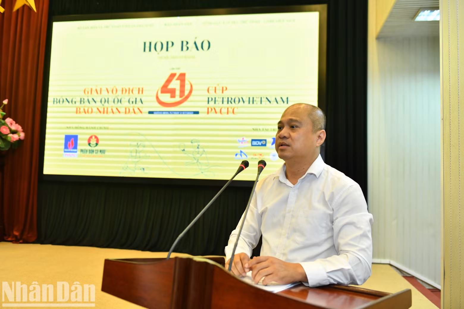 El secretario general de la Federación de Tenis de Mesa de Vietnam, Phan Anh Tuan.