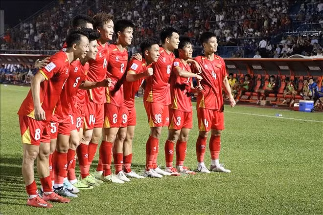 Vietnam derrota a Laos 5-0 en las eliminatorias de la Copa Asiática. (Fuente: VNA)