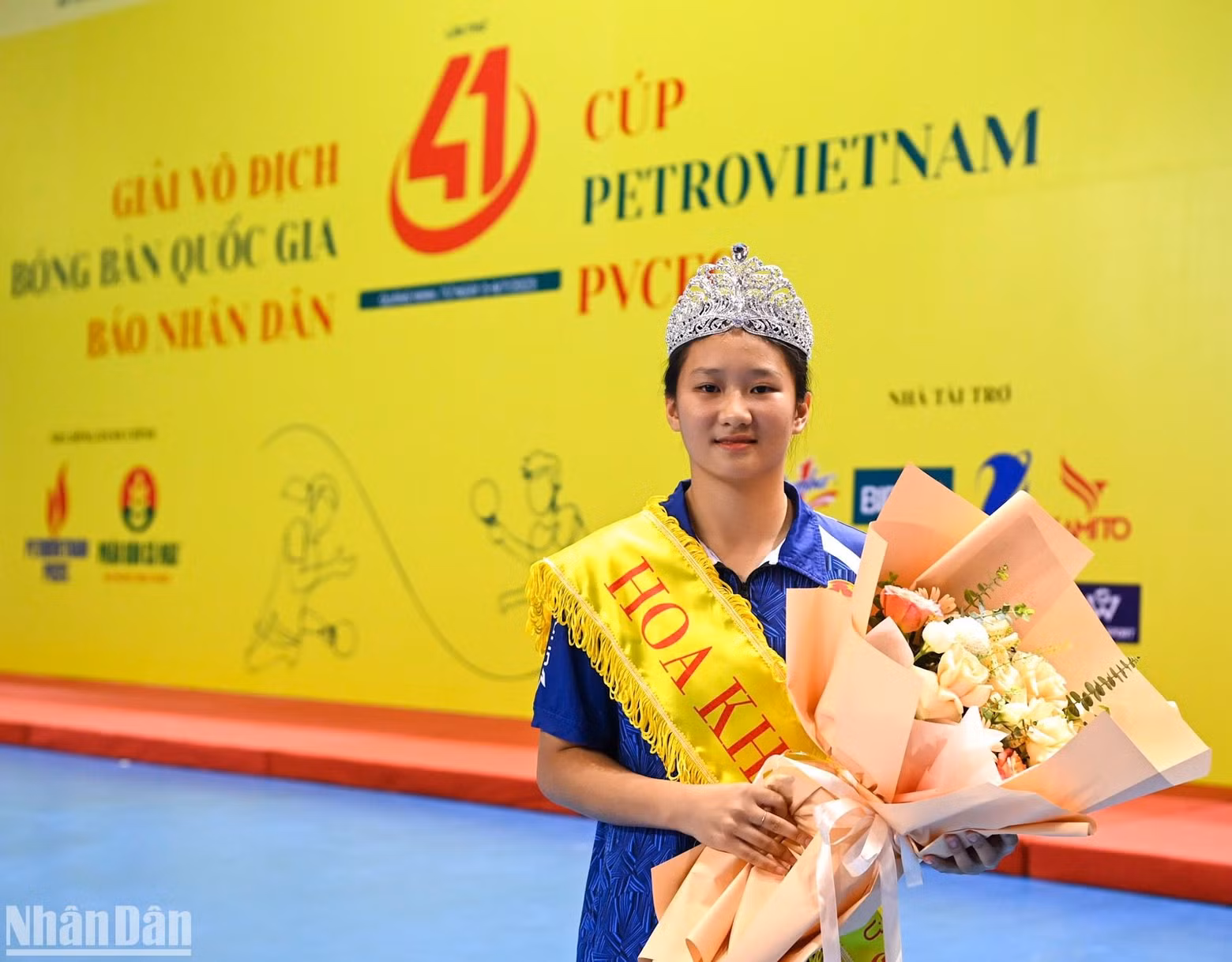 La jugadora Tran Dieu Linh (de la delegación militar) fue votada como la Miss de este campeonato.